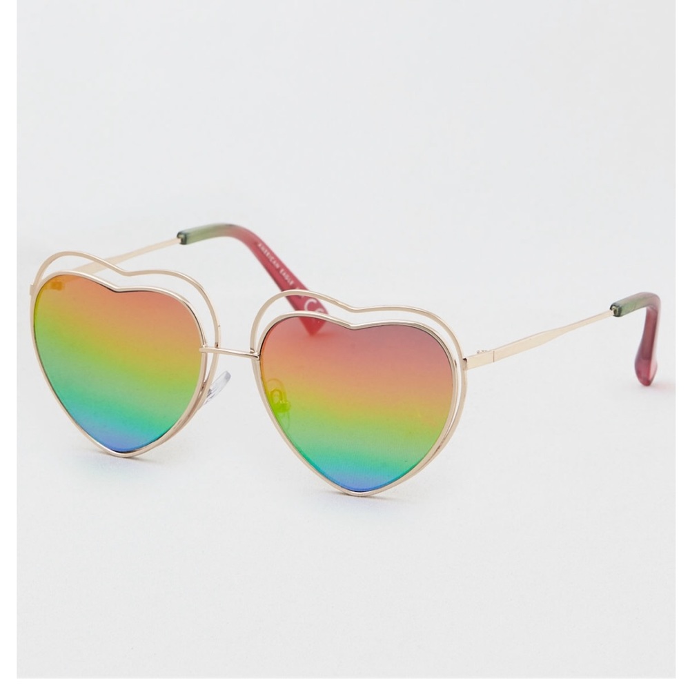 AE Rainbow Heart Sunglasses